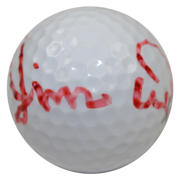 Jim Dent Signed Titleist 4 Golf Ball JSA ALOA
