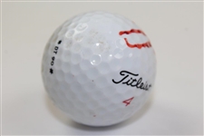 Jim Dent Signed Titleist 4 Golf Ball JSA ALOA