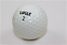 Lanny Wadkins Signed Spalding Eagle Logo Golf Ball JSA ALOA