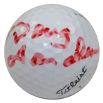 Doug Sanders Signed Titleist 1 Golf Ball JSA ALOA