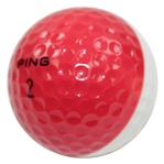 Ping Eye Red/White Dual-Colored Pebble Beach Golf Links Logo Golf Ball