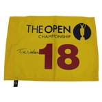 Tom Watson Signed Open Championship Flag JSA ALOA