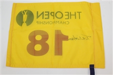 Tom Watson Signed Open Championship Flag JSA ALOA