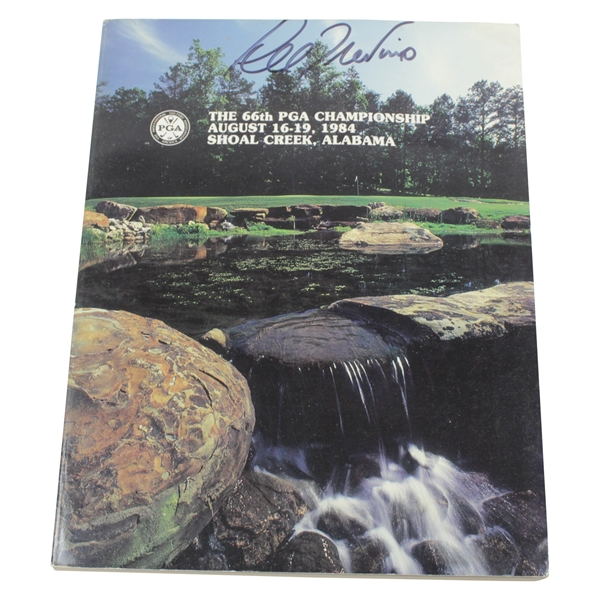 Lee Trevino Signed 1984 PGA Championship Program JSA ALOA