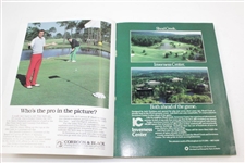 Lee Trevino Signed 1984 PGA Championship Program JSA ALOA