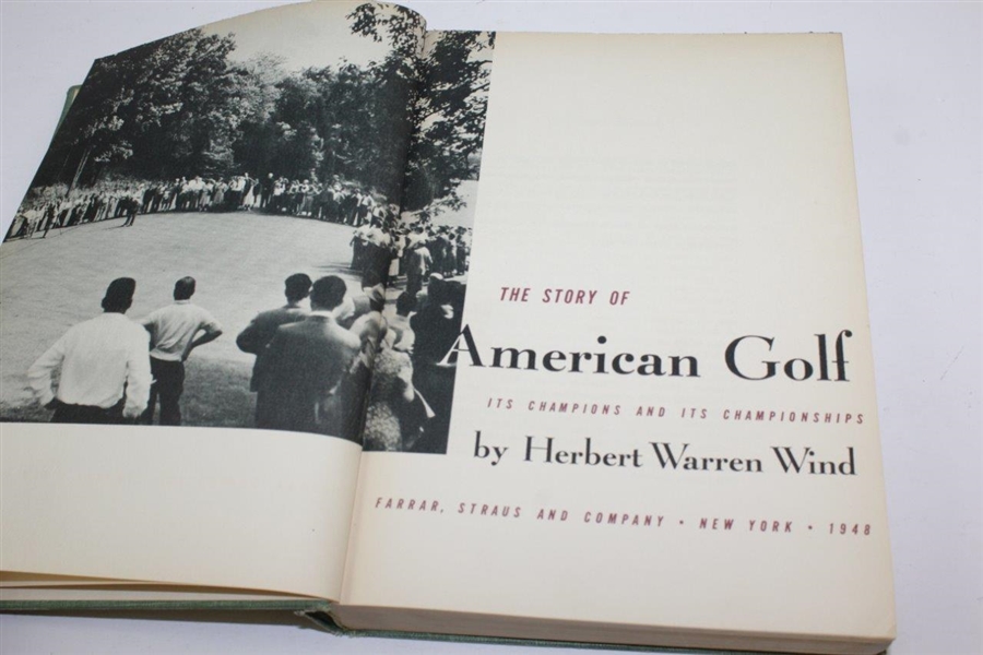 1948 The Story Of American Golf Book by Herbert Warren Wind