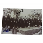 Arnold Palmer, Al Geiberger, Art Wall, & Gay Brewer Signed 1967 Ryder Cup Photo JSA ALOA