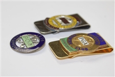 1974, 1975, & 1978 Championship Money Clips/Badges - PGA & Club Professional Championships
