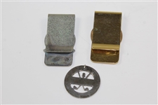 1974, 1975, & 1978 Championship Money Clips/Badges - PGA & Club Professional Championships
