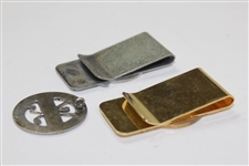 1974, 1975, & 1978 Championship Money Clips/Badges - PGA & Club Professional Championships
