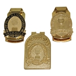 1994, 1995, & 1996 PGA Championship Comemmorative Money Clips