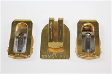 1994, 1995, & 1996 PGA Championship Comemmorative Money Clips
