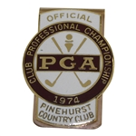 1974 PGA Club Professional Championship at Pinehurst Country Club Money Clip/Badge