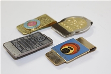 1981 PGA, 1989 PGA Senior Club Professional, 1997 The CPC, & Vanity Gain GC Comemmorative Money Clips