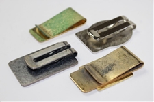 1981 PGA, 1989 PGA Senior Club Professional, 1997 The CPC, & Vanity Gain GC Comemmorative Money Clips