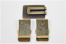 1987, 1988, & 1989 PGA Seniors Championship Comemmorative Money Clips
