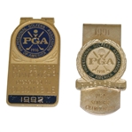 1991 & 1992 PGA Seniors Championship Commemorative Money Clips