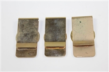 Three(3) PGA Seniors' Championship Commemorative Money Clips - 1982, 41st, & 43rd