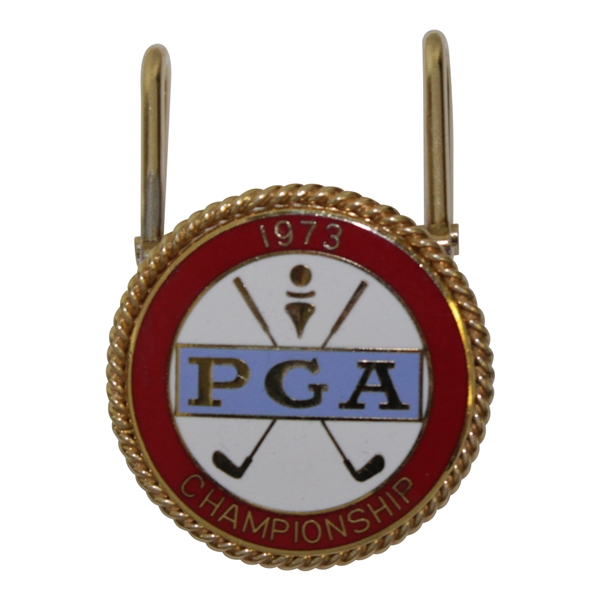 Henry C. Poes 1973 PGA Past Champions Money Clip/Badge