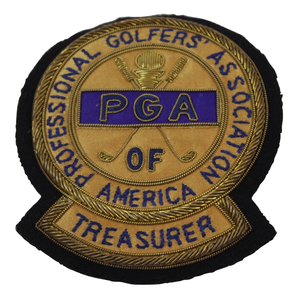 Henry Poe's Professional Golfer's Association of America Treasurer Bullion Crest