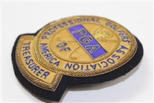 Henry Poe's Professional Golfer's Association of America Treasurer Bullion Crest