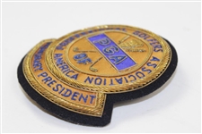 Henry Poe's Professional Golfer's Association of America Honorary President Bullion Crest