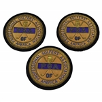 Henry Poes Three (3) Professional Golfers Association of America Bullion Crest Patches