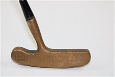 24k Gold Plated Bullseye Style Custom Crafted Putter