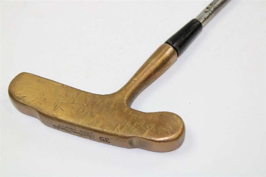 24k Gold Plated Bullseye Style Custom Crafted Putter