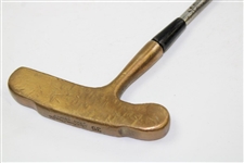 24k Gold Plated Bullseye Style Custom Crafted Putter