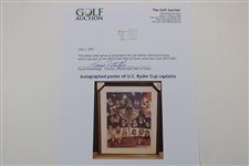 US Ryder Cup Team Captains Multi-Signed 'Made in America' Framed Print - World Golf Hall of Fame Collection JSA ALOA