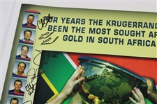 Tiger Woods , Mickelson, & Team USA Signed 2003 President's Cup Poster - World Golf Hall of Fame Collection JSA ALOA