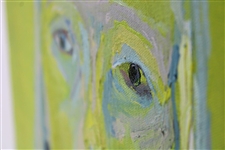 Original Hand-Painted Acrylic on Canvas Painting by Betty Jameson - World Golf Hall of Fame Collection