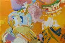 Original Hand-Painted Acrylic on Canvas Painting by Betty Jameson - World Golf Hall of Fame Collection
