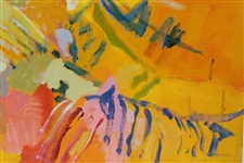 Original Hand-Painted Acrylic on Canvas Painting by Betty Jameson - World Golf Hall of Fame Collection