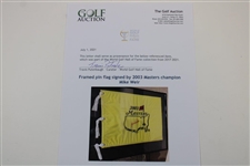 Mike Weir Signed 2003 Masters Embroidered Flag - World Golf Hall of Fame Collection JSA ALOA