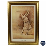 Framed Ltd Ed 2006 Giclée Print of Golfer Patty Berg 9/60 - World Golf Hall of Fame Collection