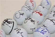 Thirty-Four (34) 2007 Mercedes Benz Championship Signed & Used Golf Balls - World Golf Hall of Fame Collection JSA ALOA