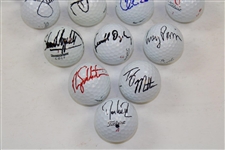 Thirty-Four (34) 2007 Mercedes Benz Championship Signed & Used Golf Balls - World Golf Hall of Fame Collection JSA ALOA