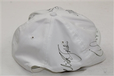 Masters Champions Multi-Signed Masters White Logo Hat - World Golf Hall of Fame Collection JSA ALOA