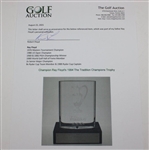 Champion Ray Floyd's 1994 The Tradition Champions Trophy - Senior Tour Major!