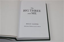 Billy Casper Signed 2012 'The Big Three and Me' Book JSA ALOA