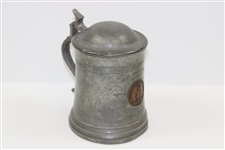 1905 Wolloston Golf Club Best Gross Score Class B Pewter Winner's Mug Won by W.L. Doten