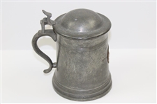 1905 Wolloston Golf Club Best Gross Score Class B Pewter Winner's Mug Won by W.L. Doten