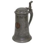 1905 Wolloston Golf Club Best Net Score Class B Pewter Winners Stein Won by W.L. Doten
