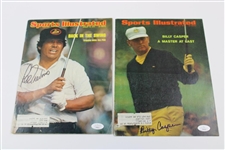 Billy Casper Signed 1970 Sports Illustrated JSA #PP58336, And Lee Trevino Signed 1974 Sports Illustrated JSA #PP58241