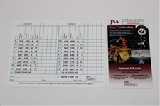 Jack Nicklaus Signed Augusta National Golf Club Scorecard JSA #AA08685
