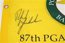 Phil Mickelson Signed 2005 PGA Championship at Baltusrol Screen Flag PSA/DNA #F06409