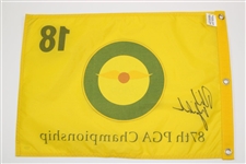Phil Mickelson Signed 2005 PGA Championship at Baltusrol Screen Flag PSA/DNA #F06409