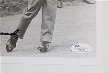 Sam Snead Signed 8x10 Black & White Post Swing Photo JSA #V21540